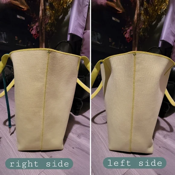 Rothy's The Lightweight Tote, Lemon Lime - Picture 6 of 16